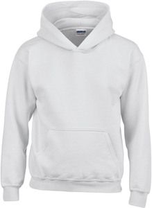 Gildan GI18500B - Heavy Blend Youth Hooded Sweatshirt White