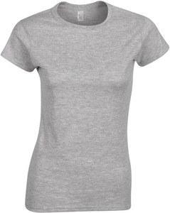 Gildan GI6400L - Women's 100% Cotton T-Shirt Sport Grey