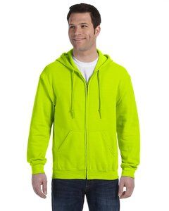 Gildan G186 - Heavy Blend™ Full-Zip Hood Safety Green