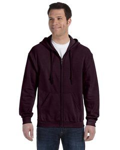 Gildan sweatshirt with zipper for men dark white