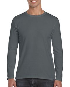 Gildan 64400 - Softstyle® Long Sleeve Tee Charcoal