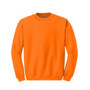 Gildan 18000 - Wholesale Sweatshirt Heavy Blend Crewneck Sweatshirt Safety Orange