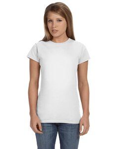 Gildan G640L - Softstyle® Ladies 4.5 oz. Junior Fit T-Shirt White