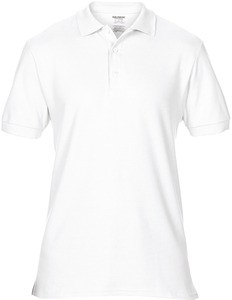 Gildan GI85800 - PREMIUM COTTON ADULT DOUBLE PIQUÉ SPORT SHIRT White