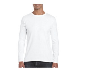 Gildan GN644 - Men's Long Sleeve T-Shirt White