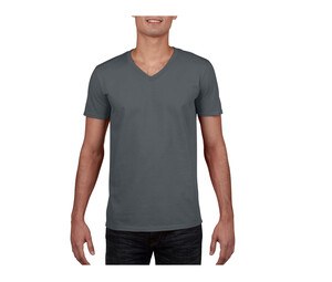 Gildan GN646 - Softstyle™ V-Neck T-Shirt Charcoal