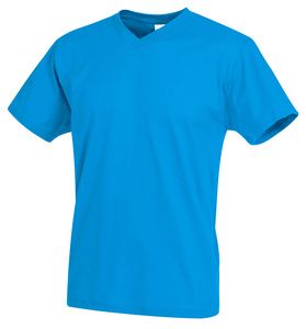 Stedman ST2300 - Classic V-Neck T-Shirt 155gm Ocean Blue