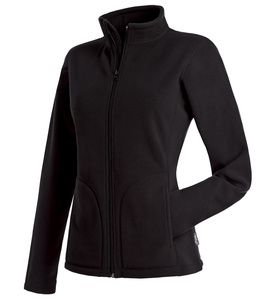 Stedman ST5100 - Outdoor Ladies Active Outdoor Full Zip Fleece Black Opal