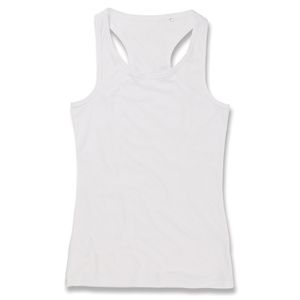 Stedman ST8110 - Sports Ladies Poly Sports Vest White