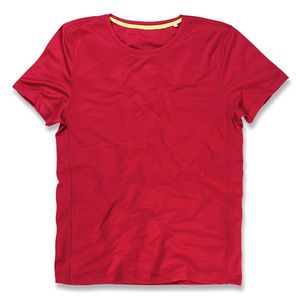 Stedman ST8400 - Sports Set In Mesh Mens T-Shirt Crimson Red