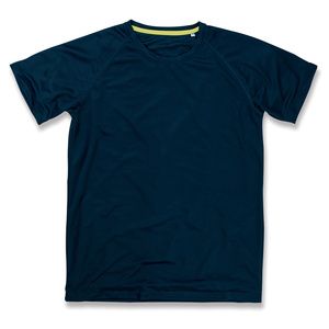 Stedman ST8410 - Sports Raglan Mesh Mens T-Shirt Marina Blue