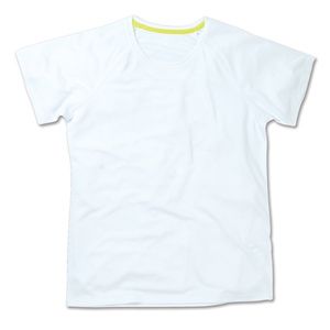 Stedman ST8500 - Sports Raglan Mesh Ladies T-Shirt White