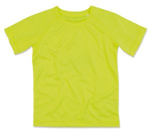 Stedman ST8570 - Sports Raglan Mesh Kids T-Shirt Cyber Yellow