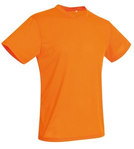 Stedman STE8600 - Crew neck T-shirt for men Stedman - ACTIVE COTTON TOUCH Cyber Orange
