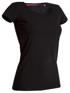 Stedman ST9700 - Claire Crew Neck Ladies T-Shirt Black Opal