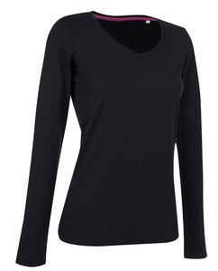 Stedman ST9720 - Claire Long Sleeve T-Shirt Ladies Black Opal