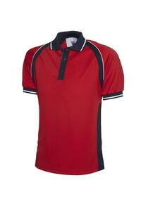Radsow by Uneek UC123 - Sports Poloshirt Red/Navy