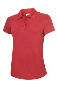 Radsow by Uneek UC128 - Ladies Super Cool Workwear Poloshirt Red