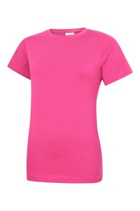 Radsow by Uneek UC318 - Ladies Classic Crew Neck T-Shirt Hot Pink