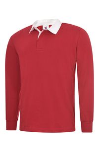 Radsow by Uneek UC402 - Classic Rugby Shirt Red