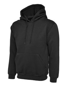 Radsow by Uneek UC502 - Classic Hooded Sweatshirt Black