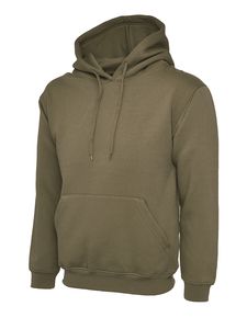 Radsow by Uneek UC502 - Classic Hooded Sweatshirt Military Green