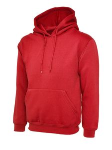 Radsow by Uneek UC502 - Classic Hooded Sweatshirt Red