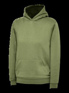 Radsow by Uneek UC503 - Childrens Hooded Sweatshirt Military Green