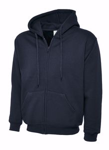 Radsow by Uneek UC504 - Adults Classic Full Zip Hooded Sweatshirt Navy