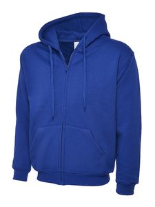 Radsow by Uneek UC504 - Adults Classic Full Zip Hooded Sweatshirt Royal blue
