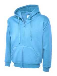 Radsow by Uneek UC504 - Adults Classic Full Zip Hooded Sweatshirt Sky