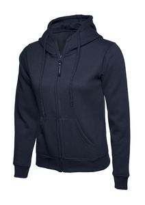 Radsow by Uneek UC505 - Ladies Classic Full Zip Hooded Sweatshirt Navy