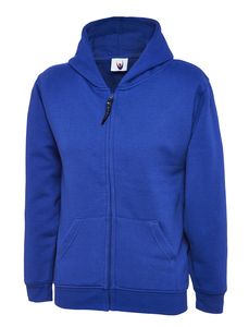 Radsow by Uneek UC506 - Childrens Classic Full Zip Hooded Sweatshirt Royal blue