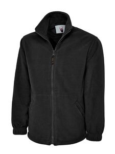 Radsow by Uneek UC601 - Premium Full Zip Micro Fleece Jacket Black