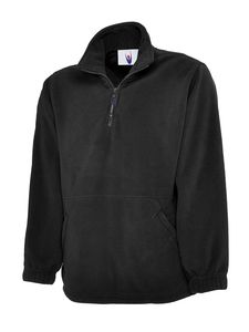 Radsow by Uneek UC602 - Premium 1/4 Zip Micro Fleece Jacket Black