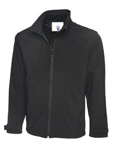 Radsow by Uneek UC611 - Premium Full Zip Soft Shell Jacket Black
