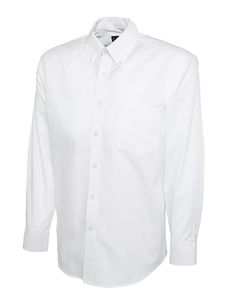 Radsow by Uneek UC701 - Mens Pinpoint Oxford Full Sleeve Shirt White