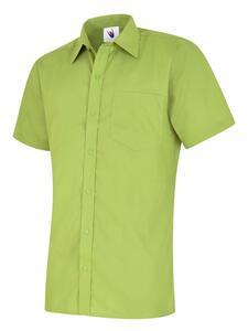 Radsow by Uneek UC710 - Mens Poplin Half Sleeve Shirt Lime