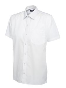 Radsow by Uneek UC710 - Mens Poplin Half Sleeve Shirt White