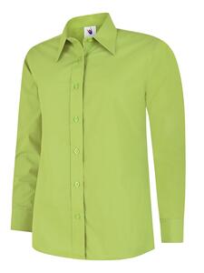 Radsow by Uneek UC711 - Ladies Poplin Full Sleeve Shirt Lime