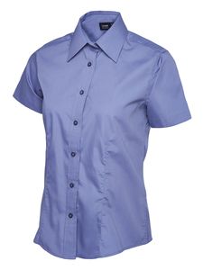 Radsow by Uneek UC712 - Ladies Poplin Half Sleeve Shirt Mid Blue