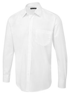 Radsow by Uneek UC713 - Men's Long Sleeve Poplin Shirt White
