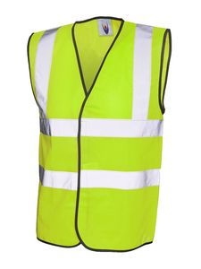 Radsow by Uneek UC801 - Sleeveless Safety Waist Coat Yellow