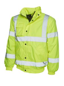 Radsow by Uneek UC804 - High Visibility Bomber Jacket Yellow