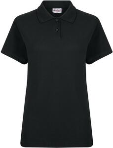 Absolute Apparel AA13 - Elegant Ladies Fitted Polo Black