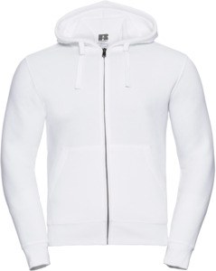 Russell R266M - Authentic Zip Hood Mens White