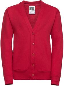 Russell Jerzees Schoolgear R273B - Sweatshirt Cardigan Kids Classic Red