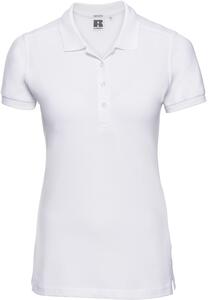 Russell R566F - Stretch Polo Ladies White