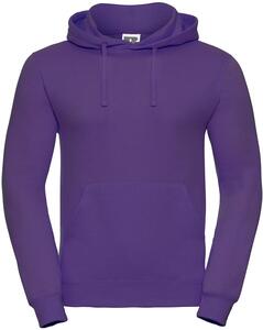 Russell R575M - Adult Hooded Sweat Purple