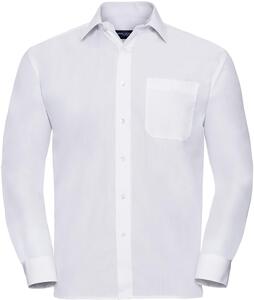 Russell Collection R934M - Mens Poplin Shirts Long Sleeve 110gm